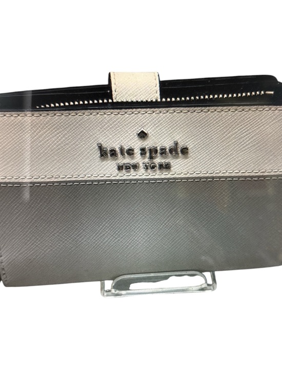 kate spade Handbags - Kate Spade New York Bifold Zip Wallet Gray Colorblock
